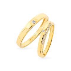 Nhẫn cưới 18K DOJI AWMG111868D1ML1 - AWFG111868D1ML1