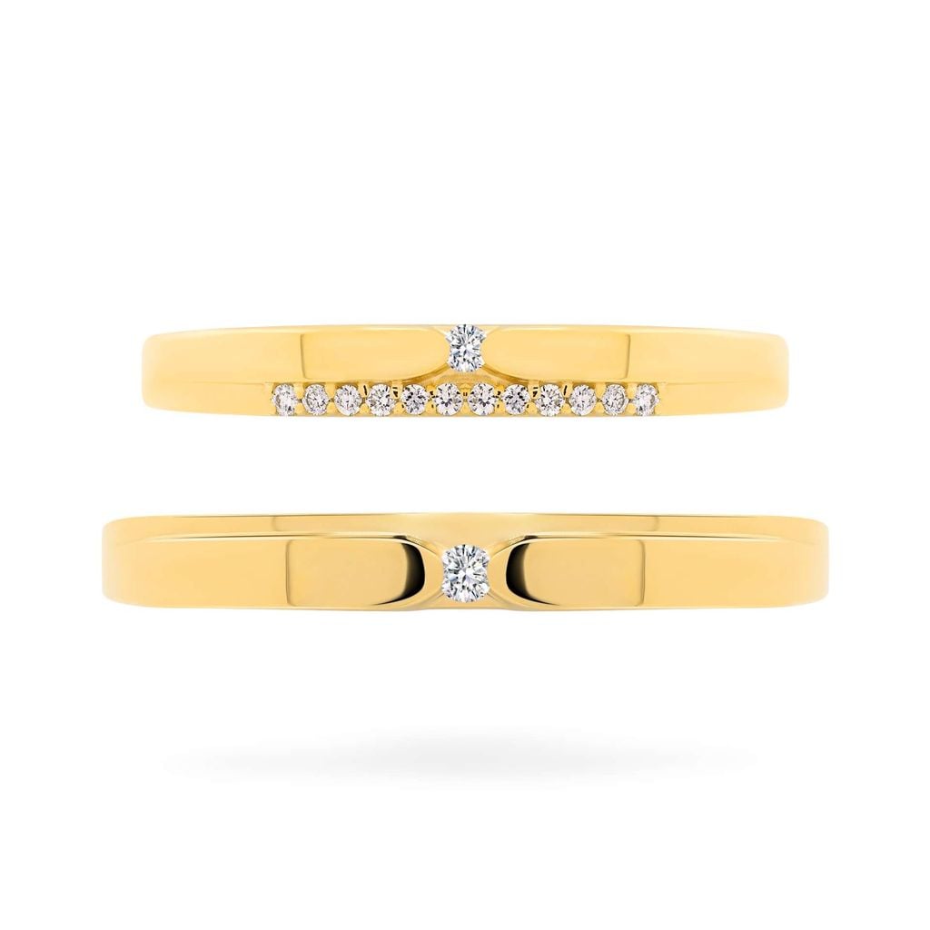 Nhẫn cưới 18K DOJI AWMG111868D1ML1 - AWFG111868D1ML1 