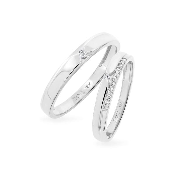 Nhẫn cưới 18K DOJI AWMG111868D2ML1 - AWFG111868D2ML1