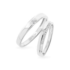 Nhẫn cưới 18K DOJI AWMG111868D2ML1 - AWFG111868D2ML1
