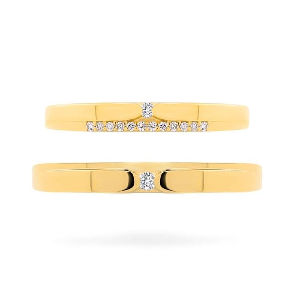 Nhẫn cưới 14K DOJI AWMG111868F1ML1 - AWFG111868F1ML1