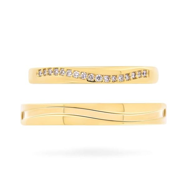 Nhẫn cưới 14K DOJI AWMG111871F1KK1 - AWFG111871F1ML1