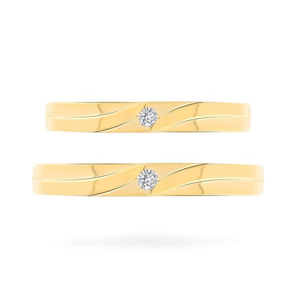 Nhẫn cưới 18K DOJI AWMG111872D1ML1 - AWFG111872D1ML1