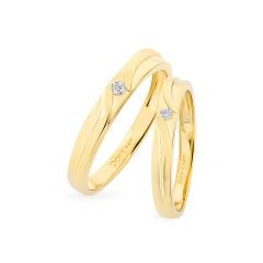 Nhẫn cưới 14K DOJI AWMG111872F1ML1 - AWFG111872F1ML1