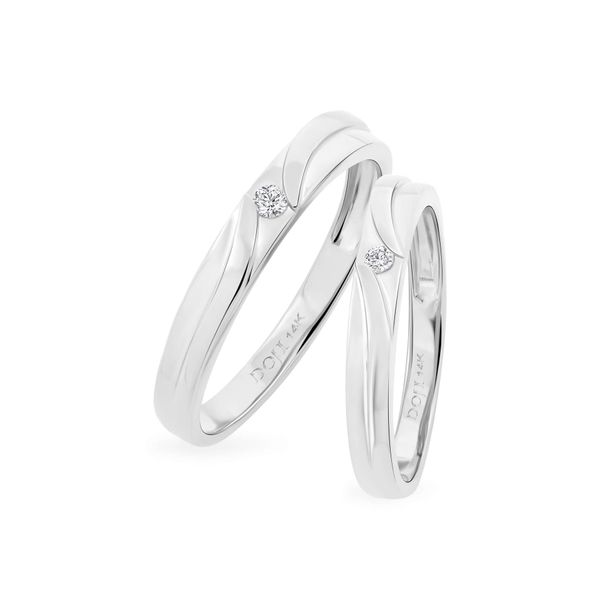 Nhẫn cưới 14K DOJI AWMG111872F2ML1 - AWFG111872F2ML1