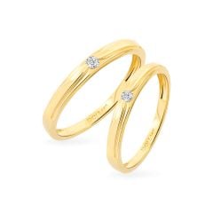 Nhẫn cưới 14K DOJI AWMG111873F1ML1 - AWFG111873F1ML1