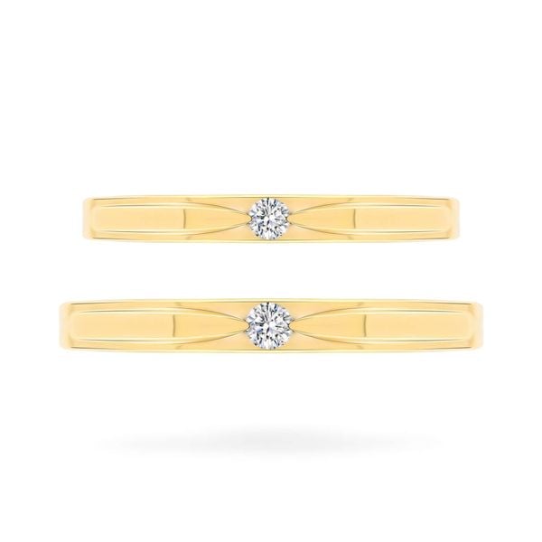 Nhẫn cưới 14K DOJI AWMG111873F1ML1 - AWFG111873F1ML1