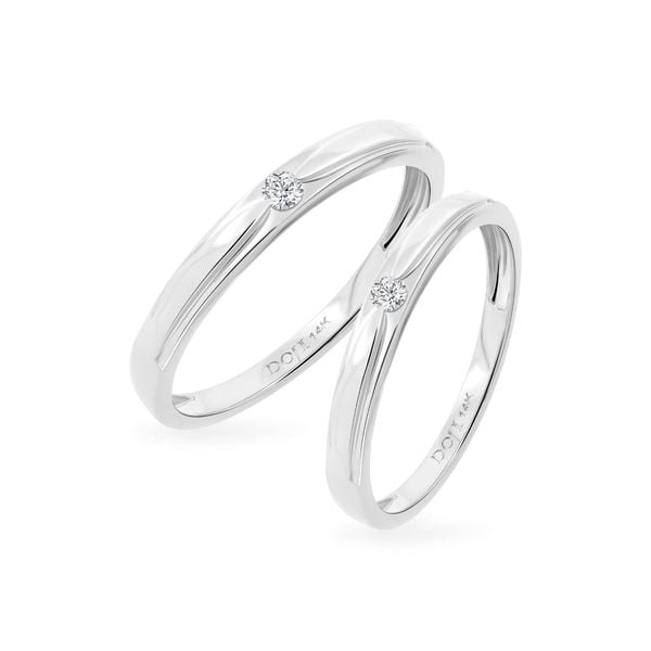 Nhẫn cưới 14K DOJI AWMG111873F2ML1 - AWFG111873F2ML1