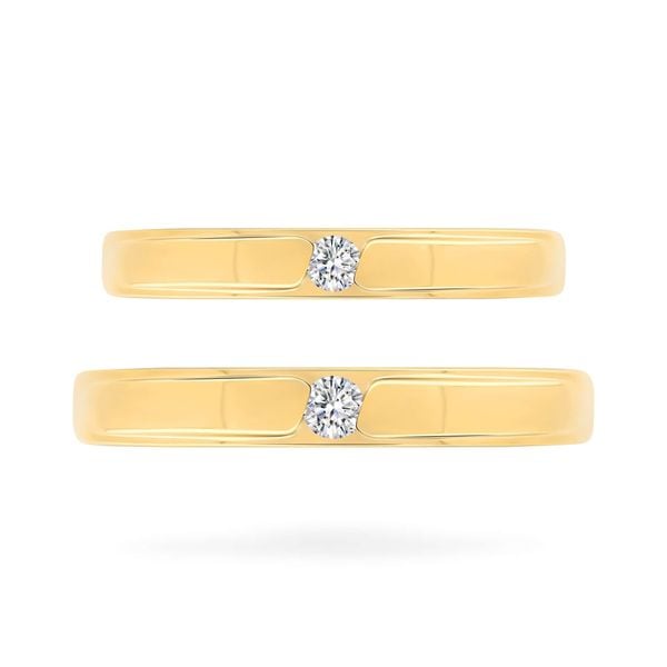 Nhẫn cưới 14K DOJI AWMG111874F1ML1 - AWFG111874F1ML1