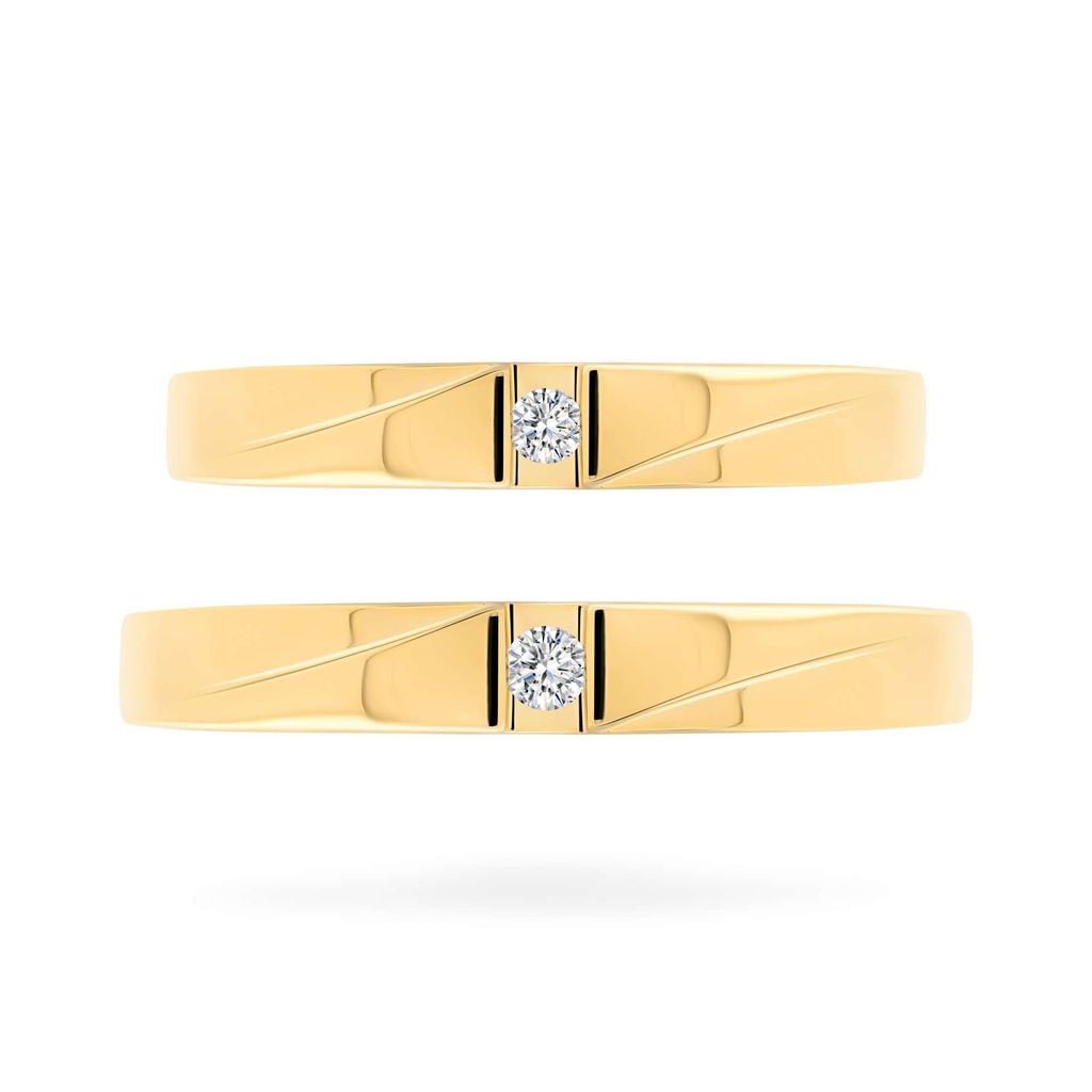 Nhẫn cưới 14K DOJI AWMG111875F1ML1 - AWFG111875F1ML1 