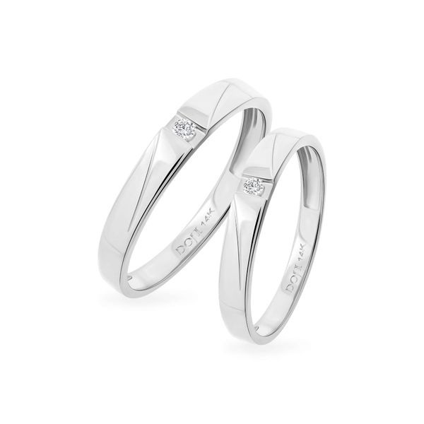 Nhẫn cưới 14K DOJI AWMG111875F2ML1 - AWFG111875F2ML1