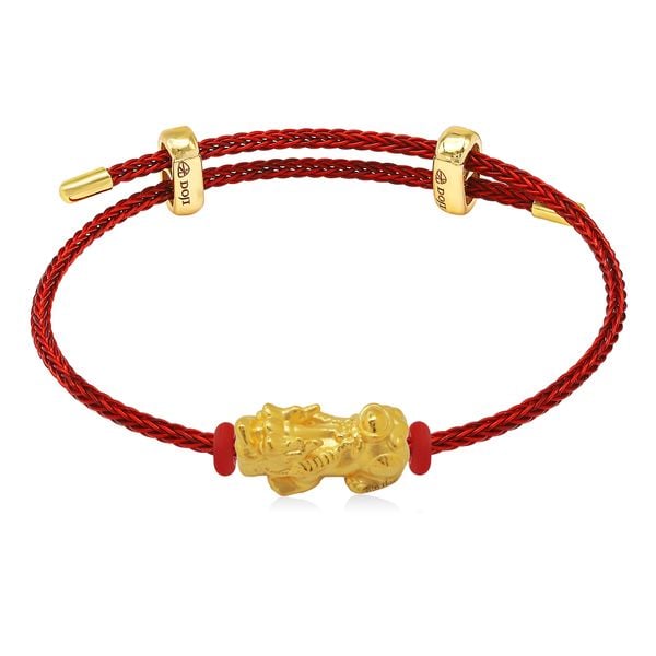 Vòng charm tỳ hưu vàng 24K DOJI BCB5003350A1XX1