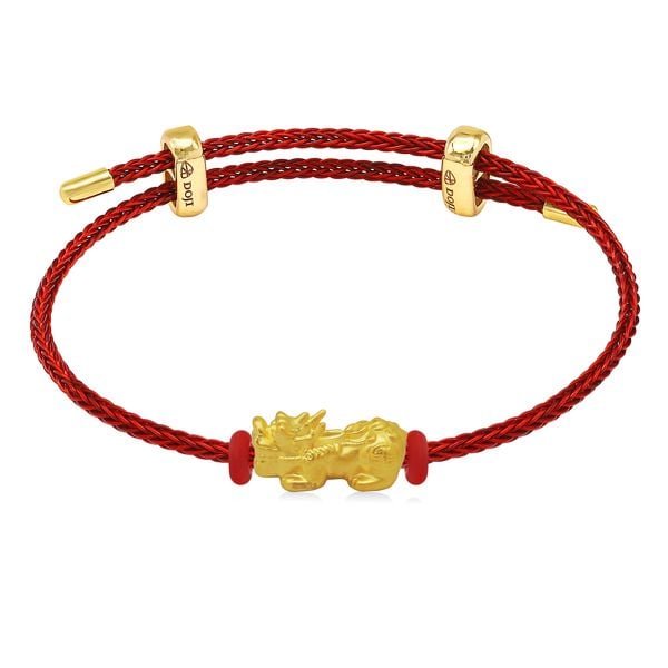 Vòng charm tỳ hưu vàng 24K DOJI BCB5003440A1XX1