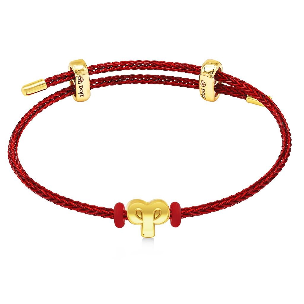 Vòng charm cung hoàng đạo Bạch Dương vàng 24K DOJI BCB5005160A1XX1 