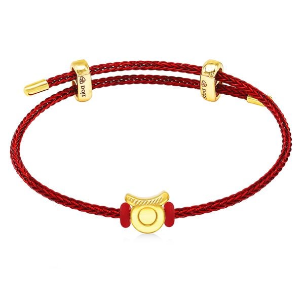 Vòng charm cung hoàng đạo Kim Ngưu vàng 24K DOJI BCB5005170A1XX1