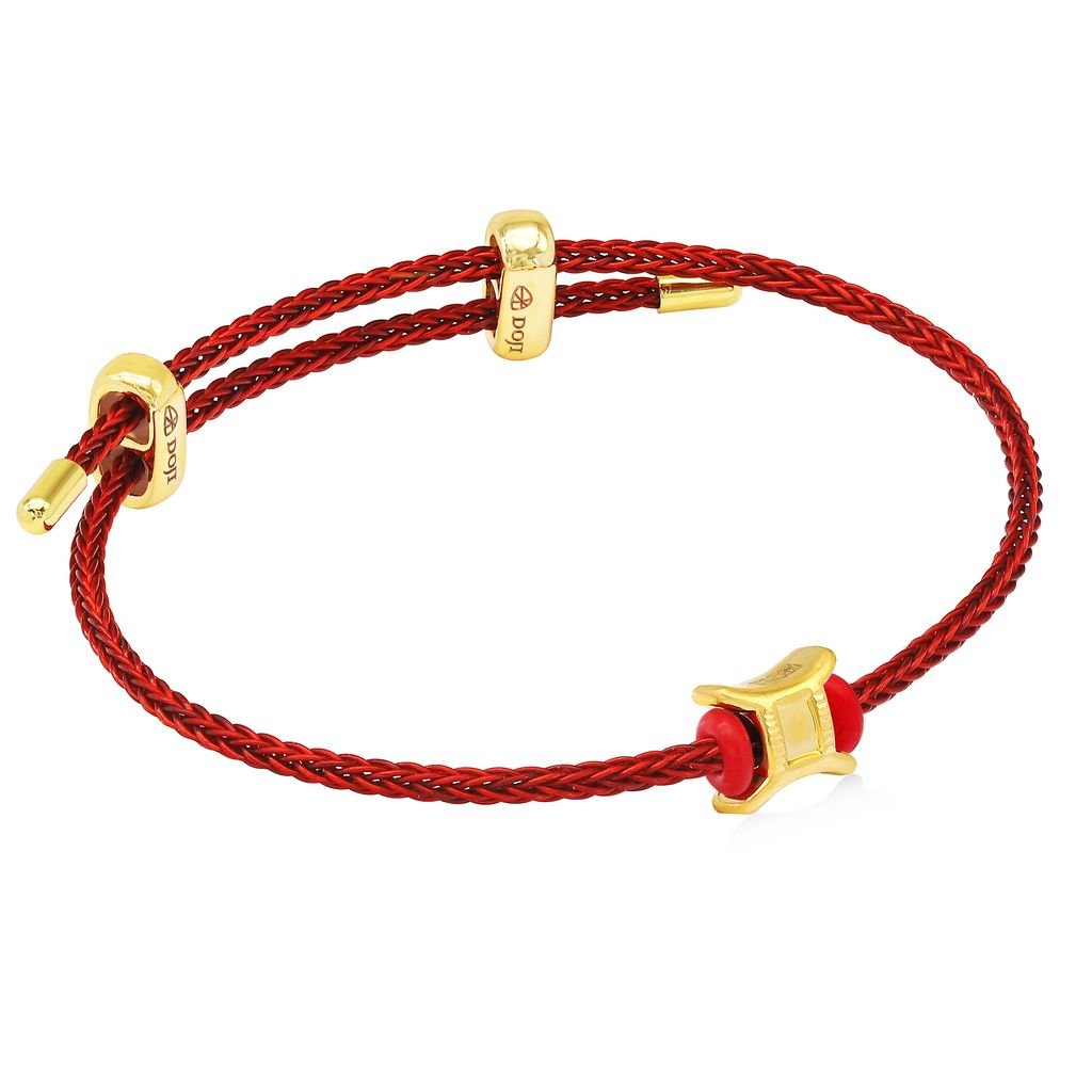 Vòng charm cung hoàng đạo Song Tử vàng 24K DOJI BCB5005180A1XX1 