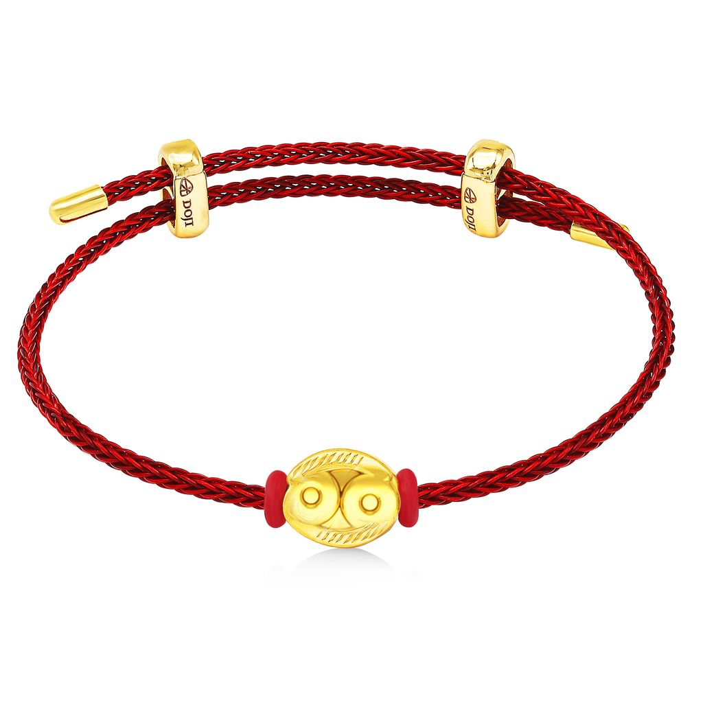 Vòng charm cung hoàng đạo Cự Giải vàng 24K DOJI BCB5005190A1XX1 