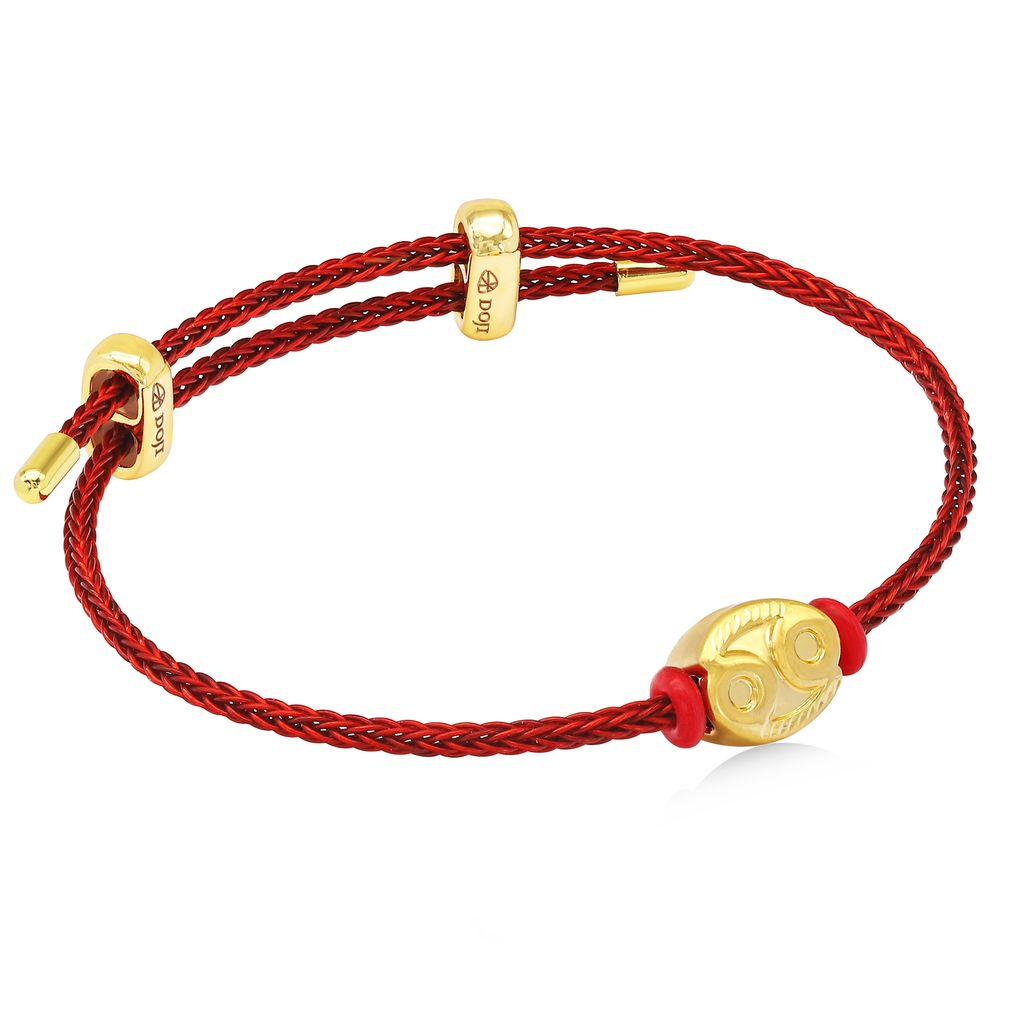 Vòng charm cung hoàng đạo Cự Giải vàng 24K DOJI BCB5005190A1XX1 
