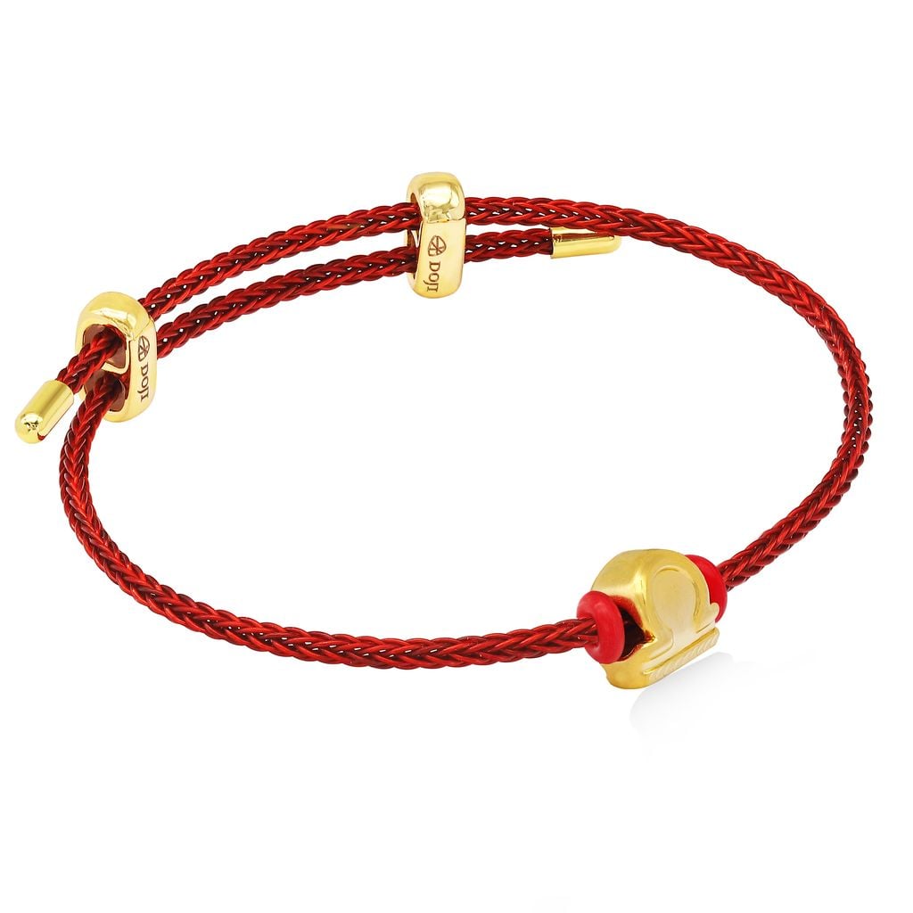 Vòng charm cung hoàng đạo Thiên Bình vàng 24K DOJI BCB5005220A1XX1 