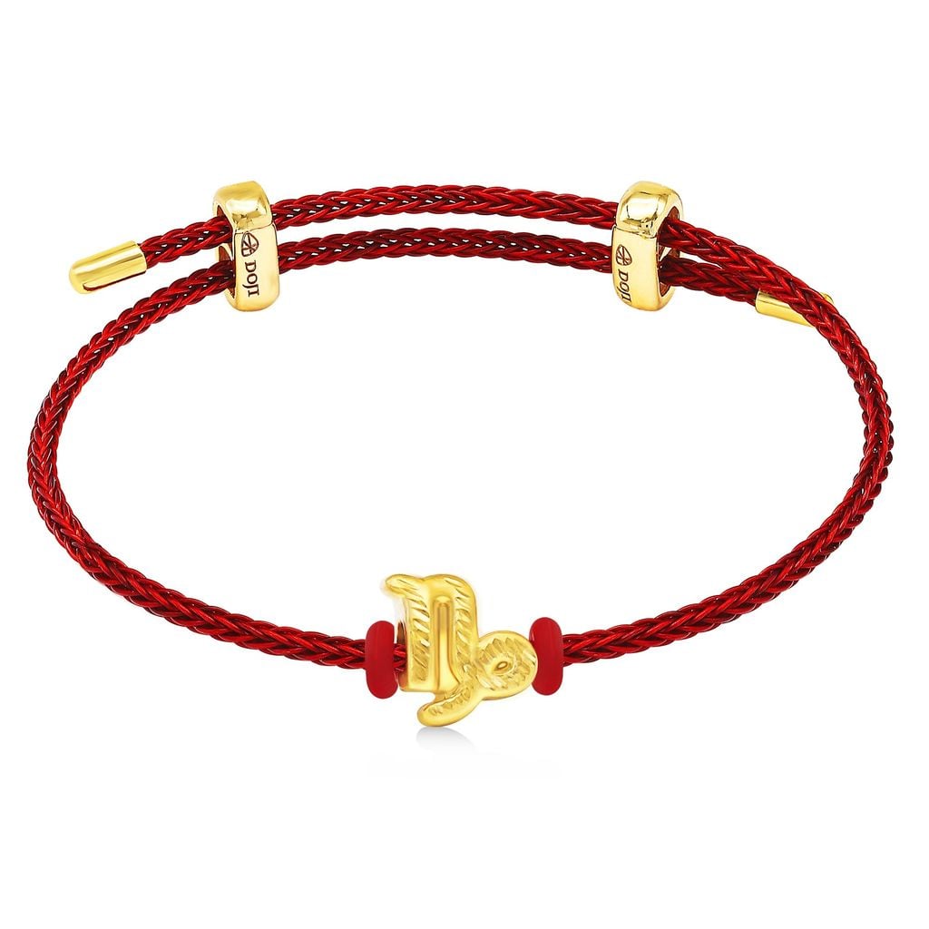 Vòng charm cung hoàng đạo Ma Kết vàng 24K DOJI BCB5005250A1XX1 