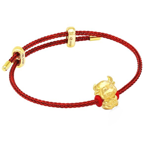 Vòng charm kim sửu vàng 24K DOJI BCB5005710A1XX1