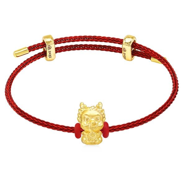Vòng charm kim thìn vàng 24K DOJI BCB5005720A1XX1
