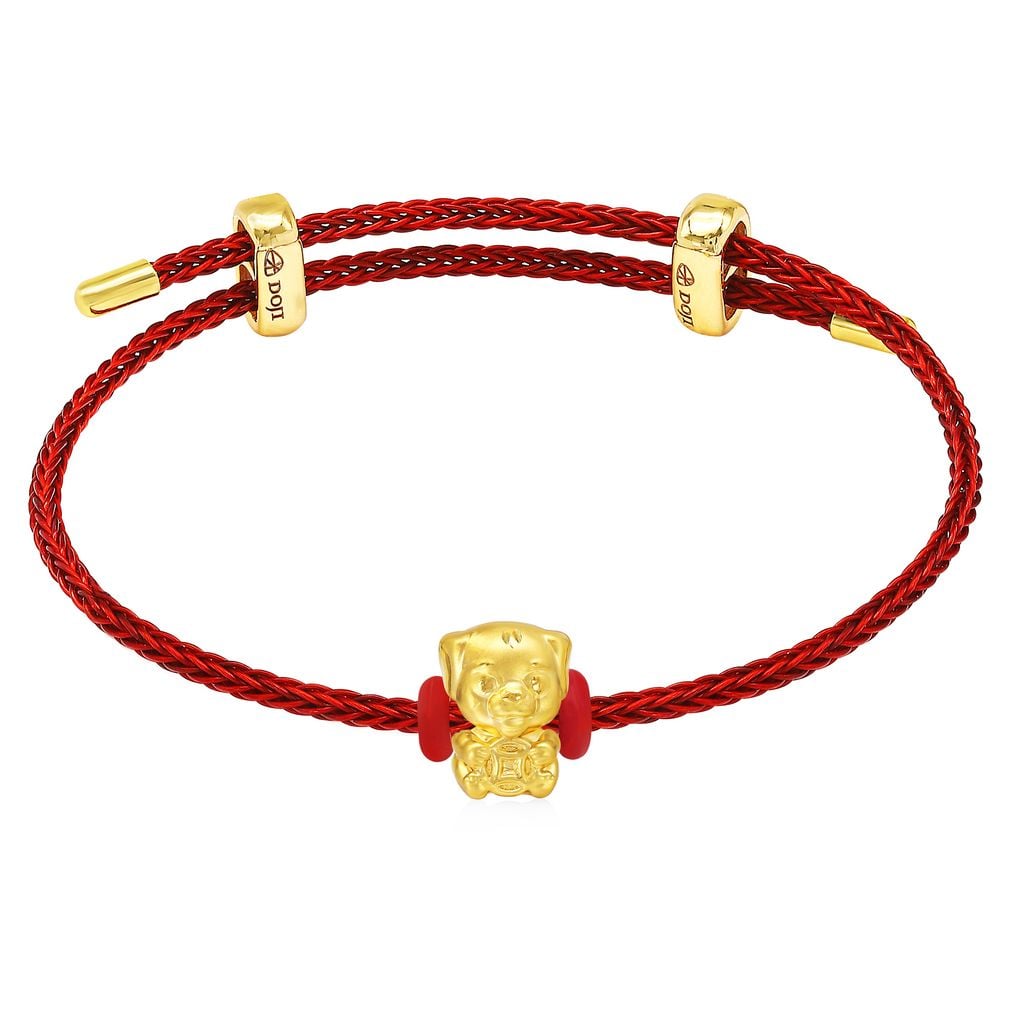 Vòng charm kim tuất vàng 24K DOJI BCB5005810A1XX1 