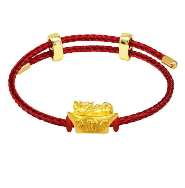 Vòng charm tỳ hưu vàng 24K DOJI BCB5000380A1XX1