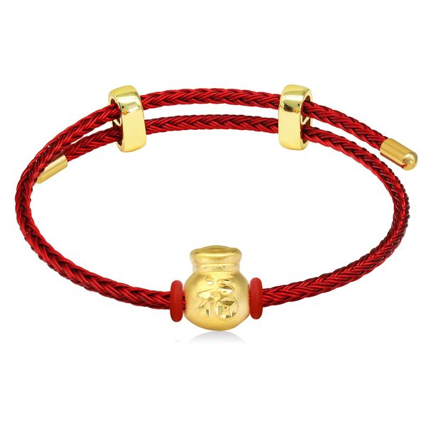 Vòng charm túi tiền vàng 24K DOJI BCB5000560A1XX1