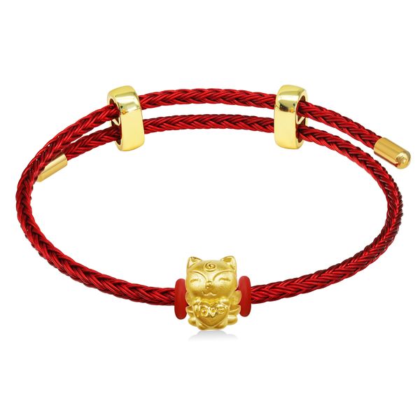 Vòng charm hồ ly vàng 24K DOJI BCB6001070A1XX1