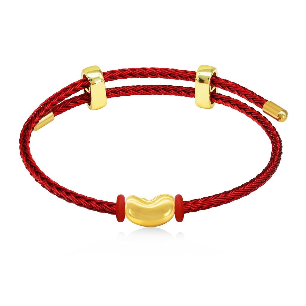 Vòng charm hạt đậu vàng 24K DOJI BCB5001390A1XX1 
