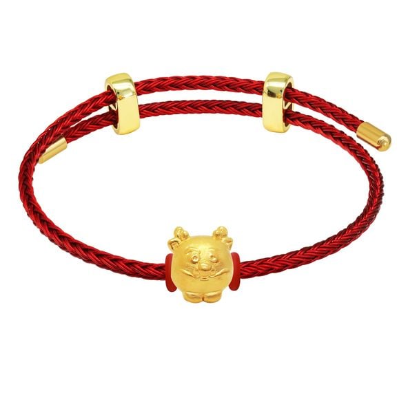 Vòng charm kim thìn vàng 24K DOJI BCB6001980A1XX1