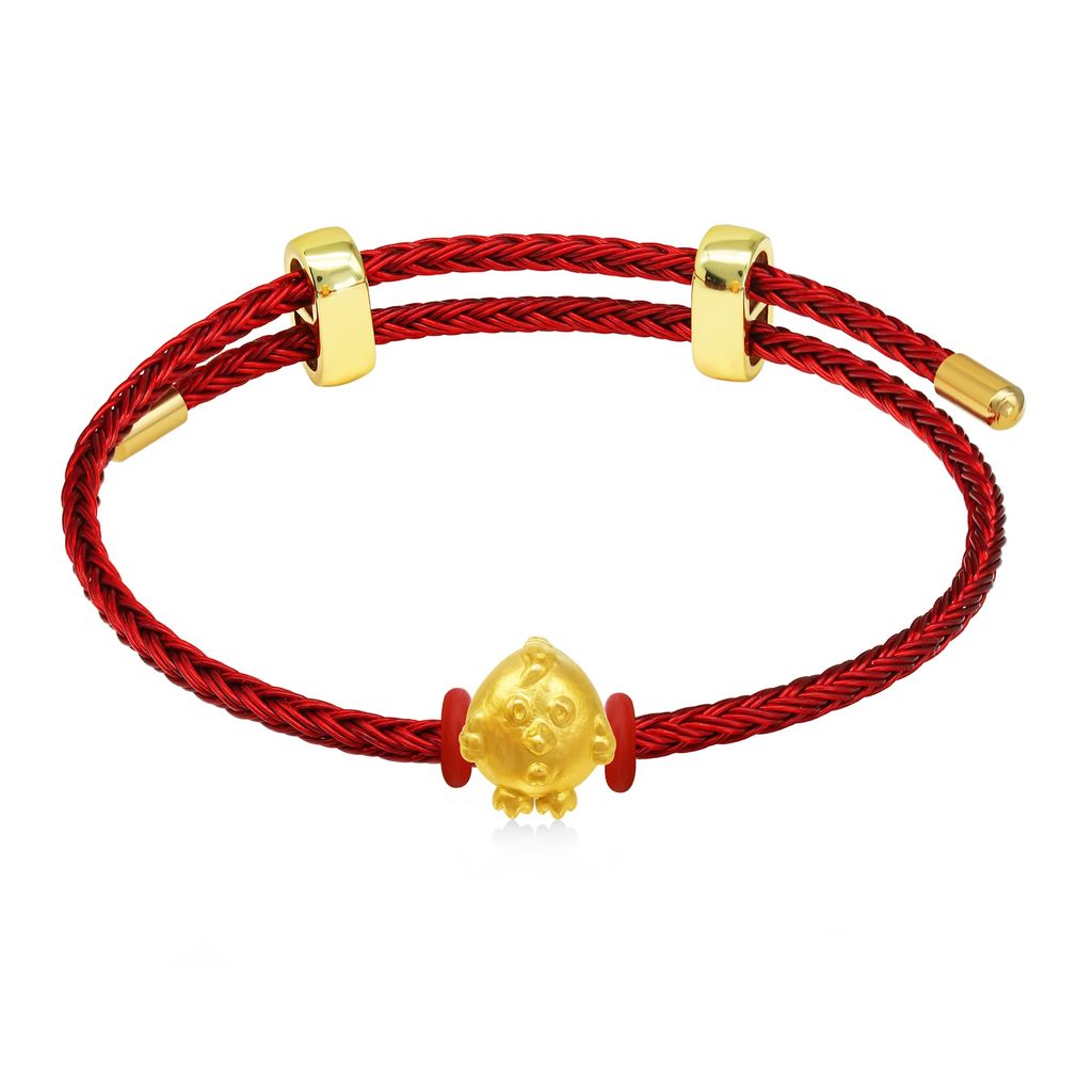 Vòng charm kim dậu vàng 24K DOJI BCB5002690A1XX1 