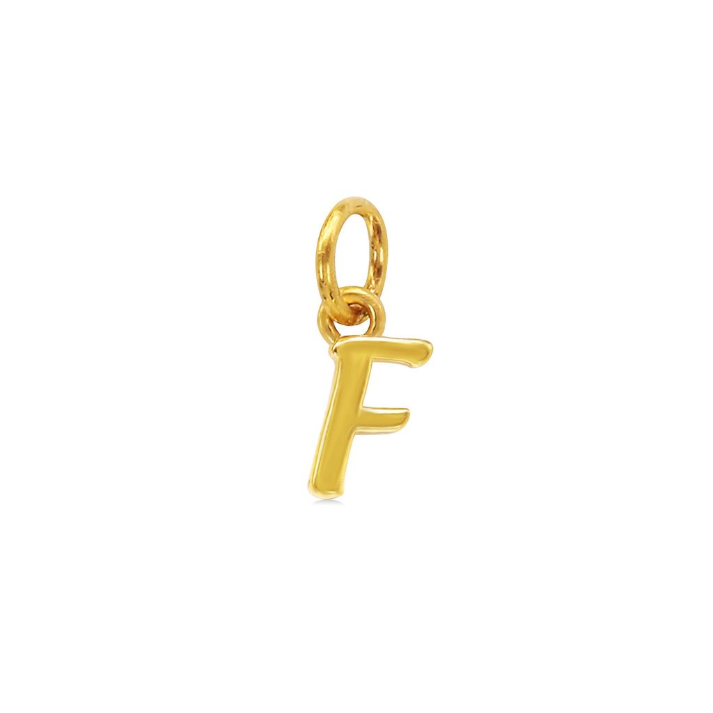 Hạt charm chữ F vàng 24K DOJI BCE5005340A1XX1 