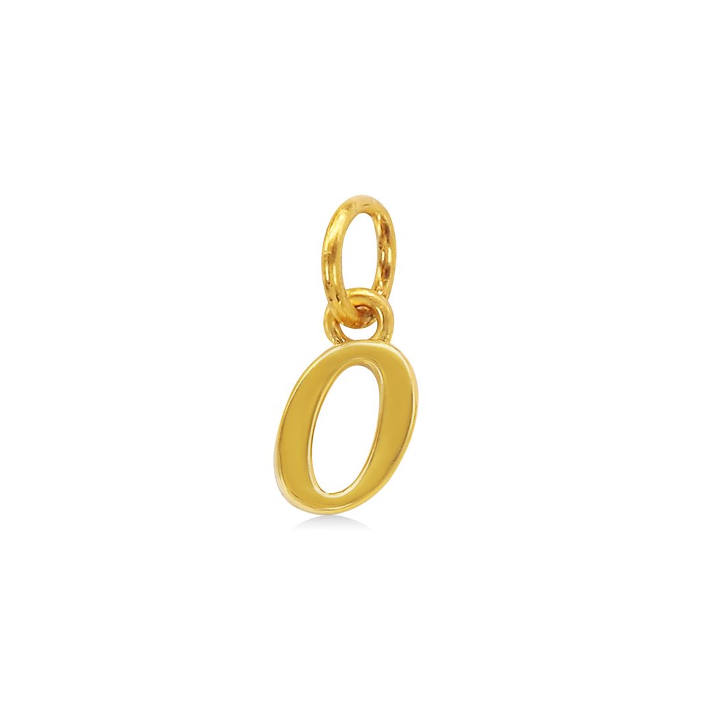 Hạt charm chữ O vàng 24K DOJI BCE5005430A1XX1 