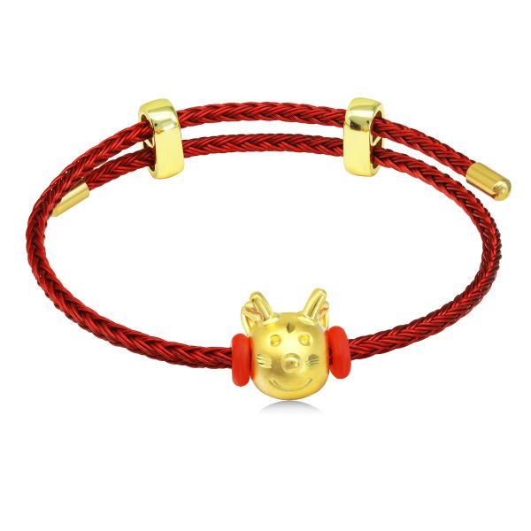 Vòng charm tuần lộc vàng 24K DOJI BCH6004040A1XX1