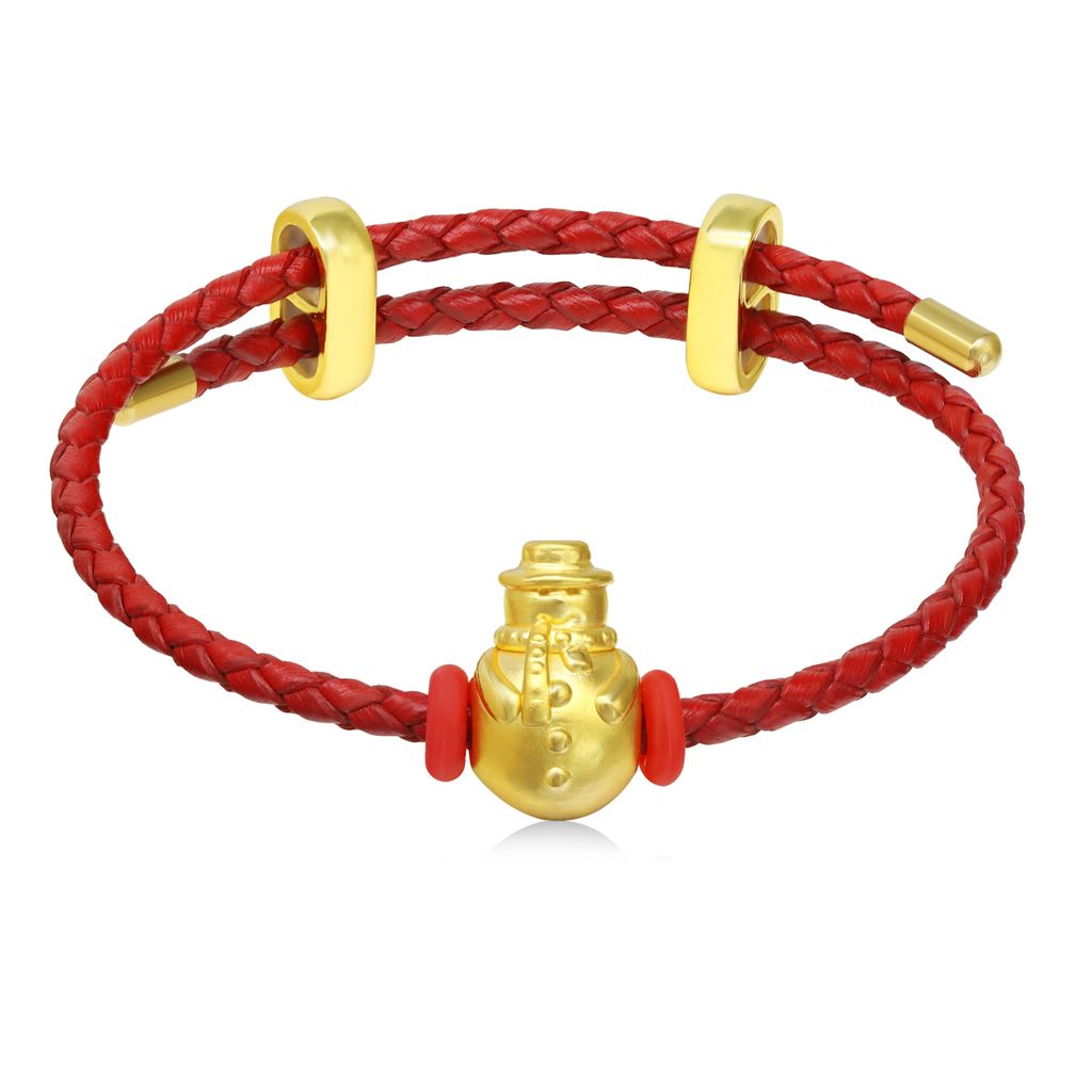 Vòng charm người tuyết vàng 24K DOJI BCH6004050A1XX1 