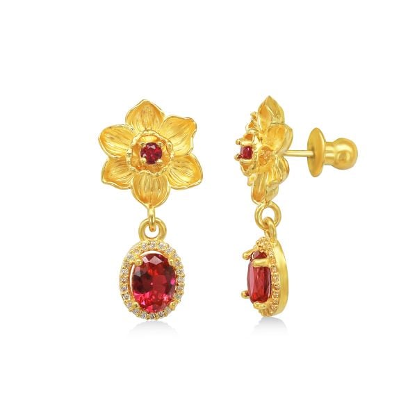 Hoa tai vàng 24K DOJI BLE0003220A1SY0