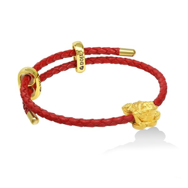 Vòng charm thiềm thừ vàng 24K DOJI BCB6002410A1XX1