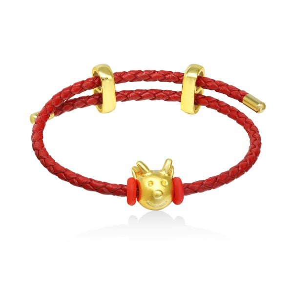 Vòng charm tuần lộc vàng 24K DOJI BCB6004040A1XX1
