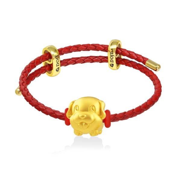 Vòng charm kim tuất vàng 24K DOJI BCB6004400A1XX1