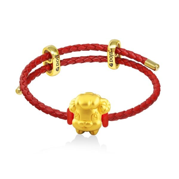 Vòng charm kim mùi vàng 24K DOJI BCB6004410A1XX1