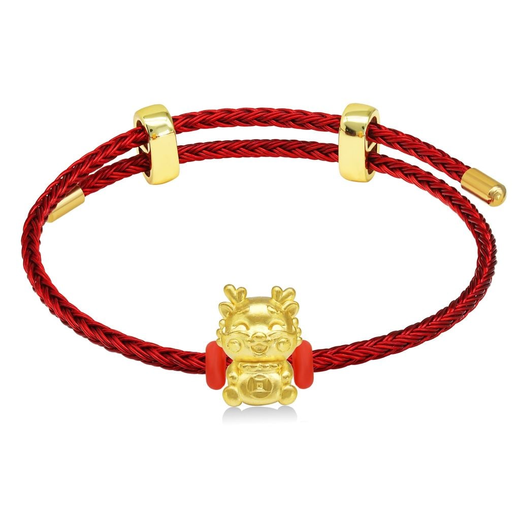 Vòng charm kim thìn vàng 24K DOJI BCB5004920A1XX1 