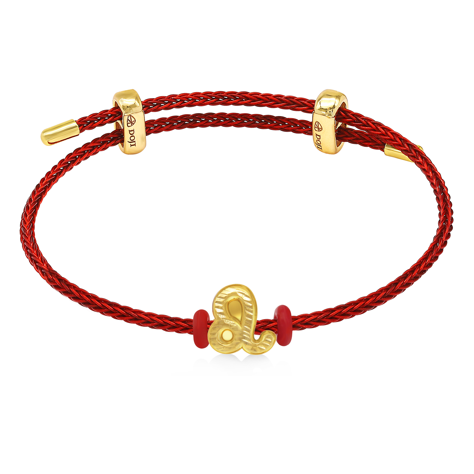 Vòng charm cung hoàng đạo Sư Tử vàng 24K DOJI BCB5005200A1XX1 