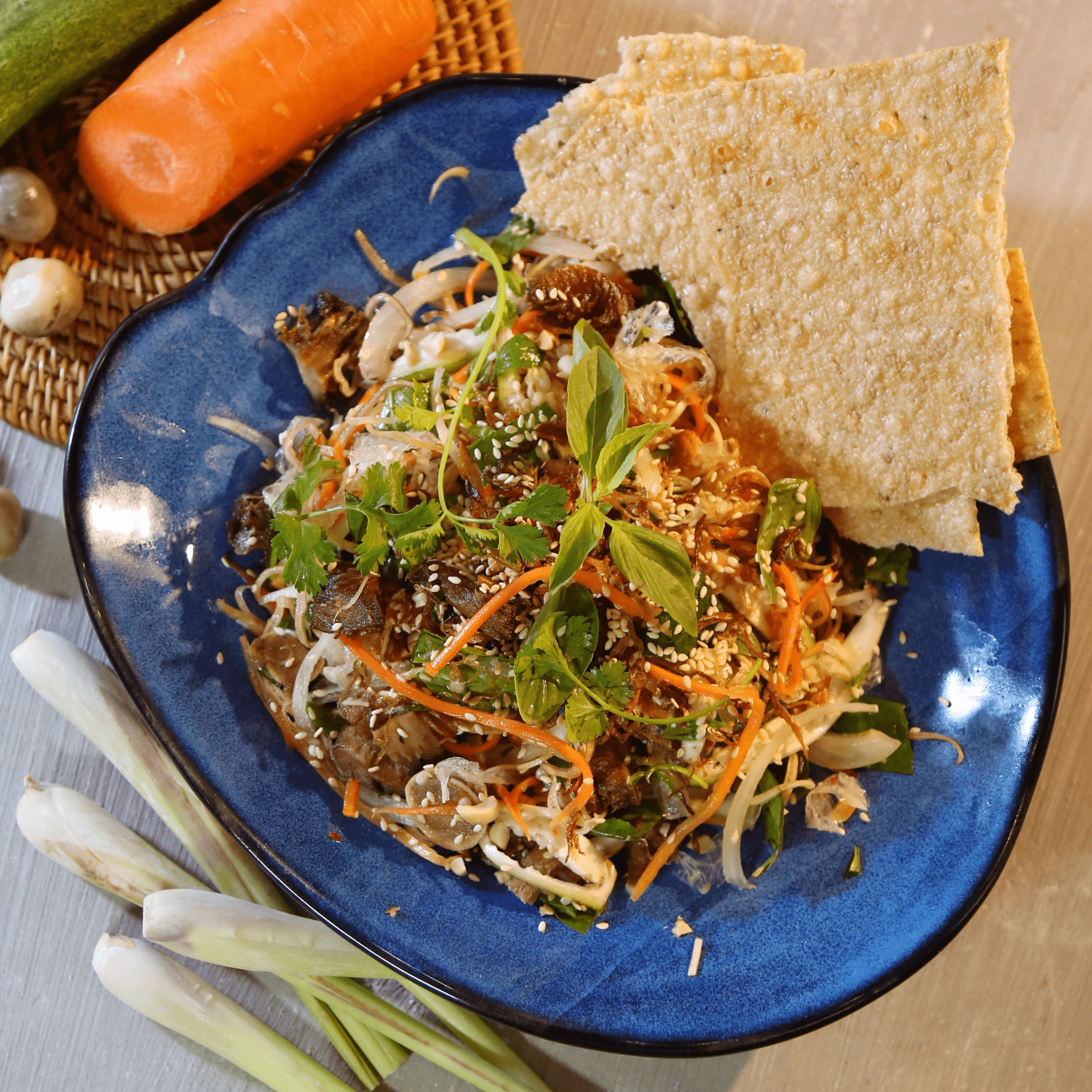  Gỏi Chân Nấm Bóp Thấu 