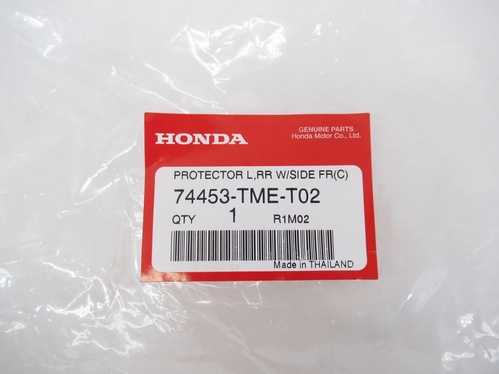 74453TMET02-GENUINE HONDA 74453-TME-T02 Driver LH Rear Wheel Arch