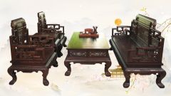 Bộ salon Tứ Quý 6 món - gỗ Chiêu Liêu