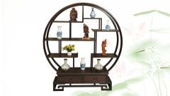 Kệ Tròn - Gỗ Chiêu Liêu - K1245