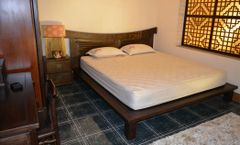 Giường chạm trúc