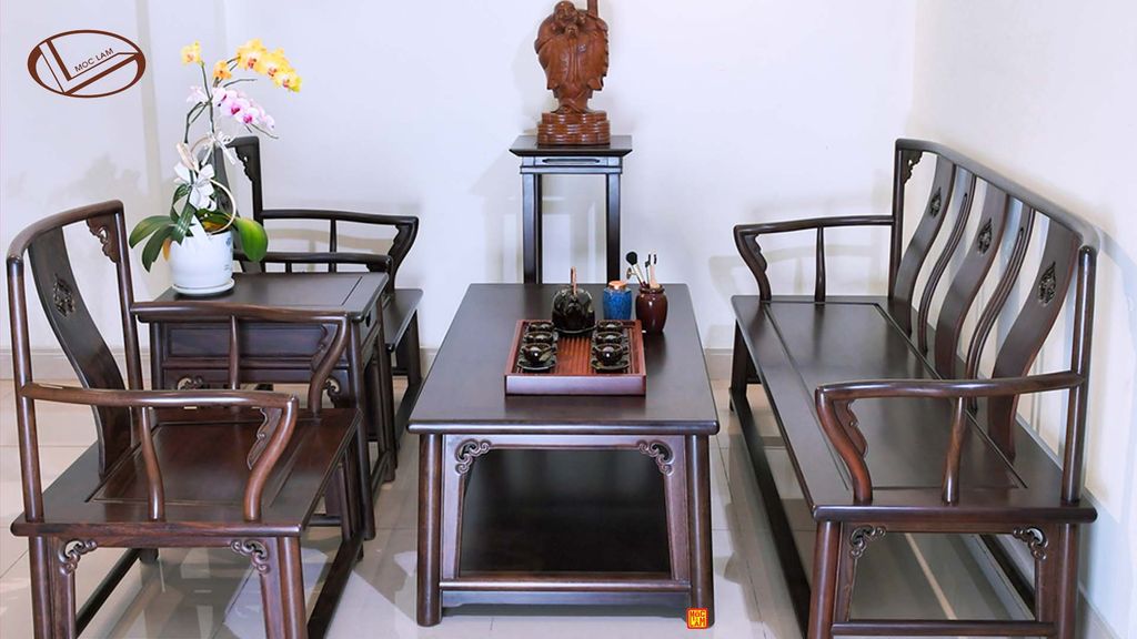 Bộ sofa Nam Quan - Gỗ Chiêu Liêu - 330